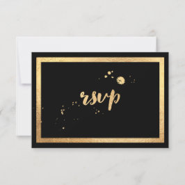PixDezines UAWG Classic Imitats Gold/DIY RSVP Karte
