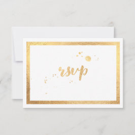 PixDezines UAWG Classic Imitats Gold/DIY RSVP Karte