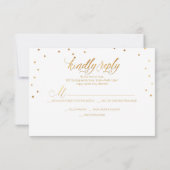 PixDezines UAWG Dazzled/Imitate Gold/DIY Hintergru RSVP Karte (Rückseite)