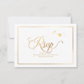 PixDezines UAWG Dazzled/Imitate Gold/DIY Hintergru RSVP Karte (Vorderseite)