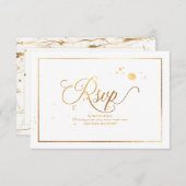 PixDezines UAWG Dazzled Imitate Goldmedaille Confe RSVP Karte (Vorne/Hinten)