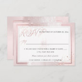 PixDezines UAWG Doppeltes Glück, Blush Pink Einladung (Vorne/Hinten)