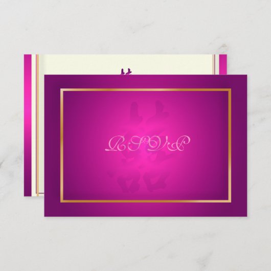 PixDezines uAwg Doppeltes Glück/Duft RSVP Karte (Vorne/Hinten)