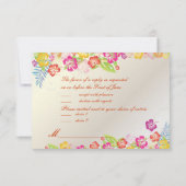 PixDezines UAWG Hibiskus + Wirbel RSVP Karte (Rückseite)