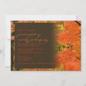 PixDezines uAwg im Wald/Fall/Tagesgeschehen Einladung (Rückseite)