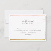 PixDezines UAWG Imitate Gold Foil/DIY Color RSVP Karte (Rückseite)