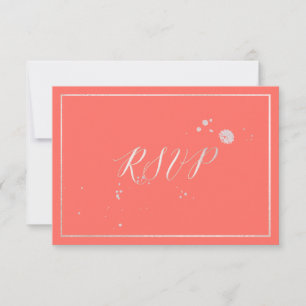 PixDezines UAWG Imitate Rose Gold Foil/DIY Farbe RSVP Karte