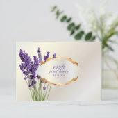 PixDezines uAwg maui Lavendel RSVP Karte (Stehend Vorderseite)