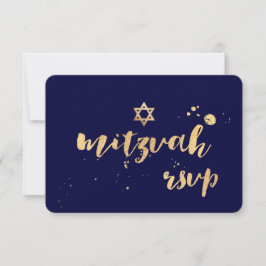 PixDezines uAwg mitzvah/blendend/DIY-Farbe RSVP Karte