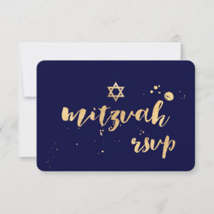 PixDezines uAwg mitzvah/blendend/DIY-Farbe RSVP Karte