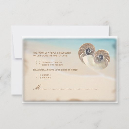 PixDezines uAwg nautilus, Einladungen zur Hochzeit (Rückseite)
