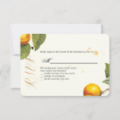 PixDezines UAWG Orchard/Pfirsiche/Redoute RSVP Karte (Rückseite)