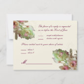 PixDezines UAWG Orchid + Ornamental Geblüht RSVP Karte (Rückseite)