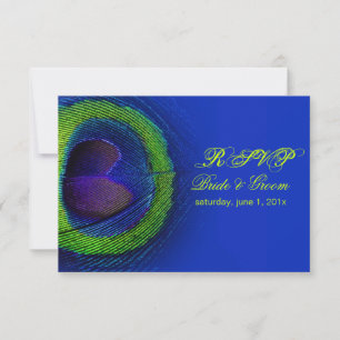 PixDezines uAwg peacock eye/kobalt/diy RSVP Karte