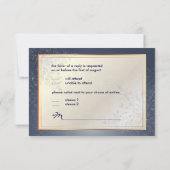 PixDezines uAwg Schneeflocken, Winterveranstaltung RSVP Karte (Rückseite)