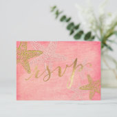 PixDezines UAWG/Starfish RSVP Karte (Stehend Vorderseite)