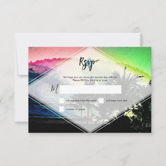 PixDezines UAWG surfs Up Beach Bar Mitzvah Einladung (Vorderseite)