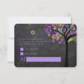 PixDezines uAwg tree Bat Mitzvah Einladung (Rückseite)