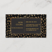 PixDezines überschwemmte Imitate Goldflecken Visitenkarte (Rückseite)