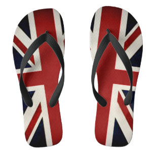 PixDezines Union Jack Badesandalen