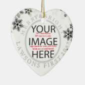 PixDezines - unsere ersten Weihnachten/DIY-Farben Keramik Ornament (Rechts)