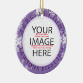 PixDezines - unsere ersten Weihnachten/DIY-Farben Keramikornament (Rechts)