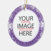 PixDezines - unsere ersten Weihnachten/DIY-Farben Keramikornament (Links)