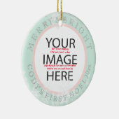 PixDezines unsere ersten Weihnachtsfarben Foto/DIY Keramikornament (Rechts)