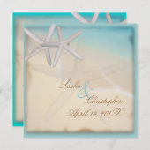 PixDezines Unter dem Meer, DIY Hintergrundfarbe! Einladung (Vorne/Hinten)