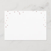 PixDezines Unterkünfte, Dazzled/Imitate Rose Gold Begleitkarte (Rückseite)