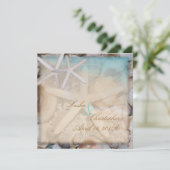 PixDezines Untersee, Starfish/Einladungen Einladung (Stehend Vorderseite)