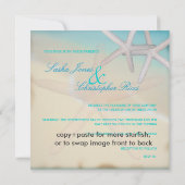 PixDezines Untersee, Starfish/Einladungen Einladung (Rückseite)