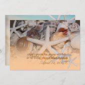 PixDezines Untersee, Starfish/Einladungen Einladung (Vorne/Hinten)