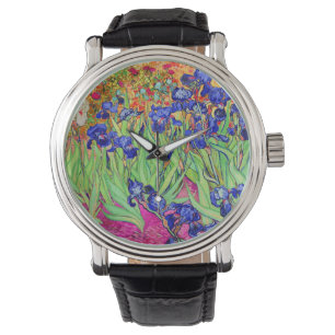 PixDezines van gogh iris/st. remy Armbanduhr