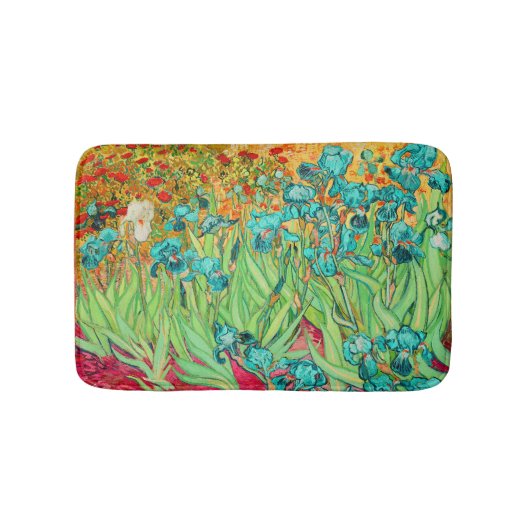 PixDezines van gogh iris/st. remy Badematte (Vorderseite)