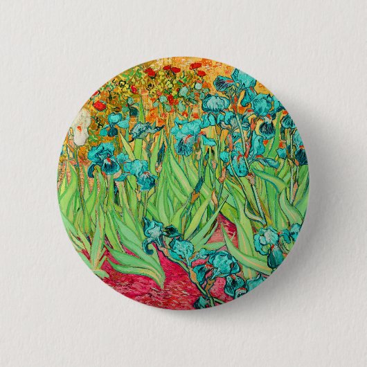 PixDezines van gogh iris/st. remy Button (Vorderseite)
