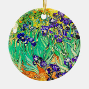 PixDezines van gogh iris/st. remy Keramikornament
