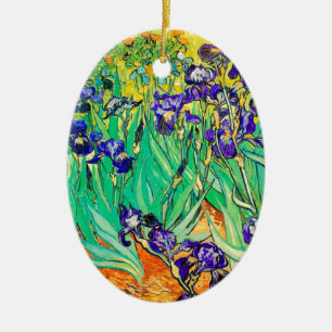 PixDezines van gogh iris/st. remy Keramikornament