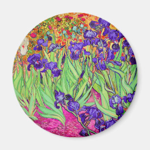 PixDezines van gogh iris/st. remy Magnet