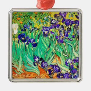 PixDezines van gogh iris/st. remy Ornament Aus Metall