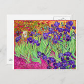 PixDezines van gogh iris/st. remy Postkarte (Vorne/Hinten)