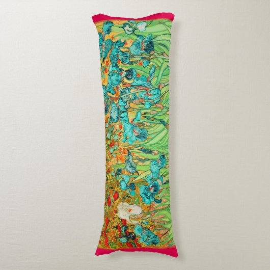 PixDezines van gogh iris/st. remy Seitenschläferkissen (Vorderseite Vertikal)