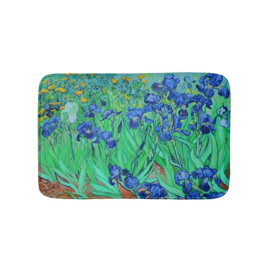 PixDezines van gogh iris/st. Rückstand Badematte (Vorderseite)