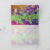 PixDezines van gogh iris/st. Rückstand Karte (Innenseite)