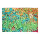 PixDezines Van Gogh Irises/Aquamarin/St. Remy Kissenbezug (Vorderseite-Links)