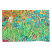 PixDezines Van Gogh Irises/Aquamarin/St. Remy Kissenbezug (Vorderseite-Rechts)