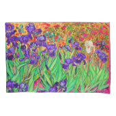 PixDezines Van Gogh Irises/Lila/St. Remy Kissenbezug (Vorderseite-Links)