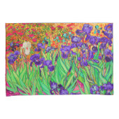 PixDezines Van Gogh Irises/Lila/St. Remy Kissenbezug (Vorderseite-Rechts)