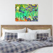 PixDezines van gogh irises/st. remy Leinwanddruck (Insitu (Schlafzimmer))