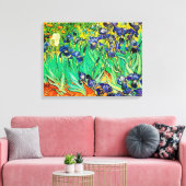 PixDezines van gogh irises/st. remy Leinwanddruck (Insitu (Wohnzimmer))